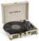 Victrola Journey+ Signature - Tocadiscos de Vinilo de Maleta de 33-1/3, 45 y 78 RPM, conectividad Bluetooth y Altavoces Integrados, Salida RCA estéreo, Acabado Lino, Color Crema