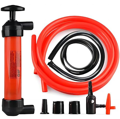 LOZAGU Multi-Use Siphon Pump Fluid Transfer Pump, Siphon Fuel Transfer Pump Kit for Gas Oil and Liquids, LOZ-SC03