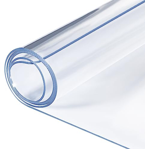 Youyijia Tischschutz PVC Durchsichtige Tischdecke Klare Tischdecke Plastik Tischfolie Transparent 180x100cm 2 mm Dick Wasserdicht Kein Schrumpfen Geruchlos Nach