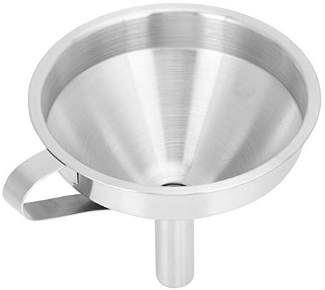 Haofy Imbuto in Acciaio Inossidabile 15 cm con Filtro Rimovibile per Residui Imbuto Riempimento Liquidi per Olio, Vino, Birra, caffè, Acqua, Zuppa, Farina per Casa, Cucina, Bar