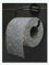 TANYANG Leinwand-Malerei, Wandkunst, Toilettenpapier, Farbe, Glitzer, Diamant, Kreative Nische, Luxus, Schlafzimmer, Wohnzimmer, Badezimmer, Dekor, Poster 21X30Cm Kein Rahmen