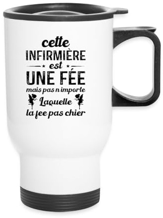 Humour Infirmière - Cette Infirmière Est Une Fée Mug isotherme avec poignée