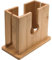 Glixoft Bamboo Bagel Slicer Portable Bread Slicer Multifunctional Bagel Cutter Kitchen Bagel Holder for Homemade Bread Bagels
