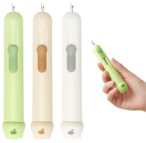 2 in 1 Nadeleinfädler und Nahttrenner, 3 Stück Einfädelhilfe für Nähnadeln, Einfädler Nadel Threading Tool für Handnähen und Nähmaschinen Sewing Needle Threaders