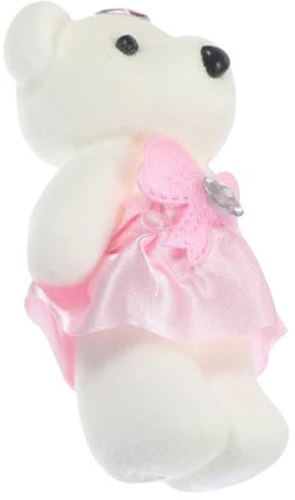 Toyvian Peluche Morbido per Decorazione Auto Nuziale 10 Adorabile per Letto e Materiale Sicuro e