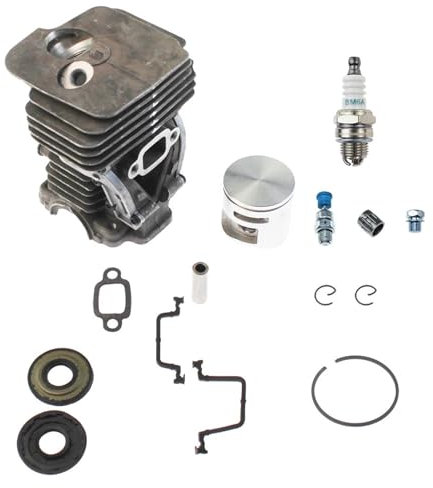 LAVAS Kit cilindro pistone 44 mm adatto for motosega McCulloch CS450 Craftsman 358382000 RedMax GZ500 544119802 544119903