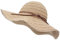 Roffatide Damen Spitze Baumwolle Schlapphut Großer Krempe Strohhut Sommerhüte Für Frauen Mit Bowknot Strandhut Mütze Khaki