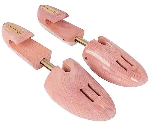 FootFitter Cedar Lord Edward Shoe Trees For Men- Aromatic Shoe Shaper (MEDIUM)