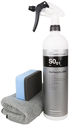 OKEPS Koch Chemie Hartglanzwachs BMP im Set mit DFT Microfasertuch und Auftragspad