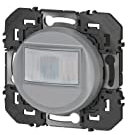 Legrand 600161 Interrupteur automatique pour minuterie en remplacement d'un poussoir dooxie finition alu