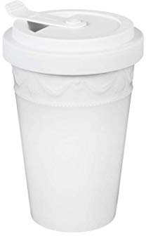 KPM Berlin KURLAND to-go Gobelet en porcelaine pour café ou thé Blanc