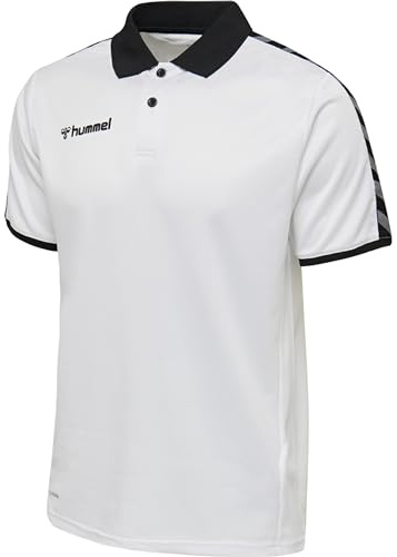 hummel Herren Polo Hmlauthentic Functional Polo, White, M, 205382-9001-M