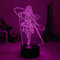 LED-Nachtlicht Levi Ackerman Angriff auf Titans Tischlampe RGB Bunte 3D Anime Illusion Leichte Kinder Geburtstagsgeschenk-EIN_16 Farbe mit Fernbedienung