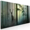 murando Acrylglasbild Wald Hirsch 135x45 cm 1 Teilig Wandbild auf Acryl Glasbilder Kunstdruck Moderne Acrylglas Platte Wanddekoration Geschenke Heimdekoration Glasbild Landschaft Bäume c-C-0239-k-c