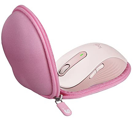 Hermitshell Étui de transport rigide pour souris sans fil Logitech Signature M650 Rose