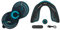 Prorelax Ems Quickfit 49603 Massage-Gerät, kompaktes Massagegerät, entspannende Massage, mit Elektroden, elektrische Stimulationstherapie & CoolFit EMS HipsTrainer, Schwarz, 1 Stück (1er Pack)