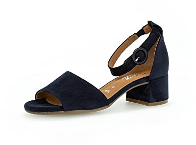 Gabor Damen Sandaletten, Frauen Sandalen,Moderate Mehrweite (G),Leichter Absatz,Freizeitschuhe,offene Schuhe,River (LDS),40.5 EU / 7 UK