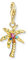 THOMAS SABO Charm Palmier coloré en argent sterling 925 plaqué or jaune 750 et palmier stylisé 29 x 14 mm 1934-488-7, taille unique, Argent sterling, Zircone cubique