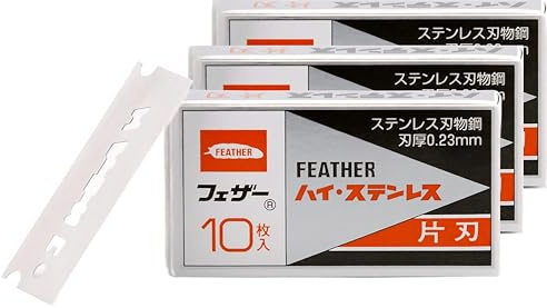 Lames de Rasoir Feather FHS-10, Pack de 30