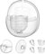 Wearable Breast Pump Replacement Parts Compatible with MOMMED S21 S18 Wearable Breast Pump, Include Duckbill Valve, Silicone Diaphragm, 24mm Flange, Milk Collector Cup