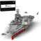 KAROON Technic UCS USS Enterprise CVN-65 Nuklearbetriebener Flugzeugträger Baukasten, 4866+ Bausteine im Maßstab 1:350, Kompatibel mit Lego 10294