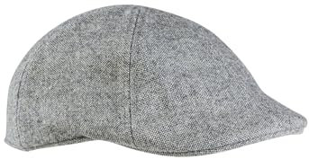 camel active Herren Flatcap aus einem angenehmen Wollmix Grau, Menswear-M
