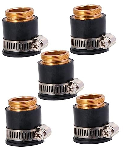 HOMSFOU 5St Schnappkupplungsadapter Zapfhahn im Freien wasseraufbereiter adapter Küchenarmatur Belüfter Wasserhahn Tap-Anschluss kupfer adapter Universal- Schlauch Schaltventil Verbinder