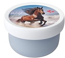 Mepal - Obstbox Campus - Snackbox für Kinder - Spülmaschinen- und mikrowellenfest - BPA-frei - 300 ml - Wild Horse
