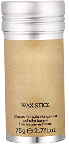Haarwachsstift, 75G -Styling -Wachs für glatte Perücken, Wachsstab für Haare, Haarstyling -Wachs, Haarpomade -Stick, Slick -Stab für Haare, feuchtigkeitsspendende Haargel für Flyaways Edge Control