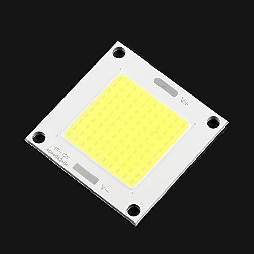 Fafeicy Led Chip, Led Integrated Chip Light Panel Bulb Lamp for DIY Projector Floodlight 12-14V 50W, Led Bulbs (White Light)
