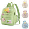 Glimmerday Personalisierte Rucksäcke für Kinder, süße Cartoon-Schultaschen für Mädchen mit personalisierten Namen, Rucksack für Kindergartenkinder, Kita-Rucksack für Mädchen, Geschenk zum Schulanfang