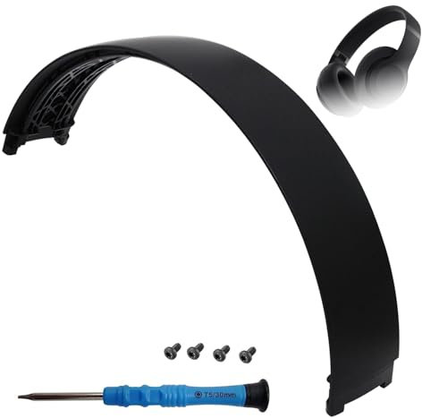 Adhiper Studio Pro Headband Replacement Parts Accessories Studio Pro Headband Repair Kits Compatible with Beats Studio Pro Wireless Bluetooth Headphones Headband (Black)