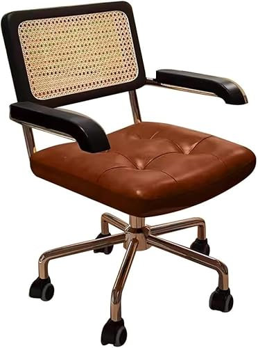 RPXHZLKTM Gaming-Stuhl Lift-Computerstuhl, Retro-Sessel, Gaming-Stuhl, Bürostühle mit Rollen, Arbeitszimmer-Schreibtischstuhl(Orange a)