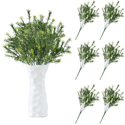 astylishome Garden Artificial Plants Outdoor Artificial Plants Indoors Small Fake Plants Faux Plants for Office Desk Bedroom Kitchen House Decoration 2712