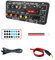 Faeymth Placa Amplificadora Bluetooth Digital de 12 V, Subwoofer, Micrófono Dual, Amplificador de Karaoke, Altavoz para Cine en Casa, Enchufe Europeo