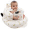 EKEPE Asiento inflable del bebé con cinturón de seguridad para bebés de 3 meses y arriba, silla de piso del bebé para sentarse, asientos de bebé para niños pequeños, silla de bebé con bomba de aire