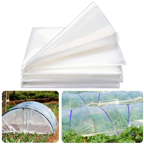 Plastico Invernadero, 2 x 6 Metros Plástico Invernadero, Transparente Plástico Para Invernadero, Reutilizable Plastico Para Invernadero Perfecto Para Huertos Invernaderos Granjas etc