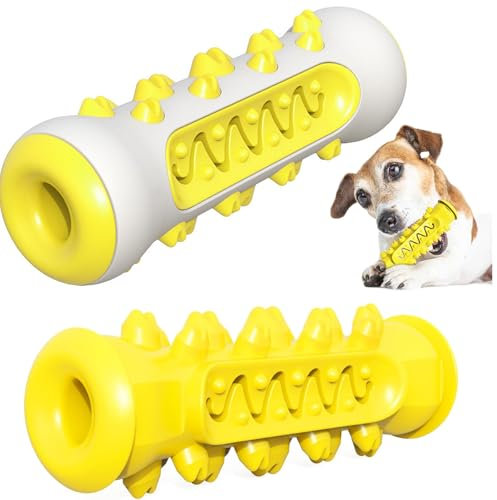 2 Stück Hundespielzeug Unzerstörbar, Hundespielzeug, Kong Hundespielzeug, Kauspielzeug Hund Unzerstörbar, Unzerstörbares Hundespielzeug, Hundespielzeug Unkaputtbar, Hundespielzeug Quietschend 