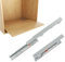 Unterbau-Regalschieber, Bodenmontage, ausziehbare Schublade, sanft schließender Frontrahmen, Schubladengleiter, Vollauszug, Bodenschieber für Küchenschrank, Schublade (40,6 cm Schubladenschienen)