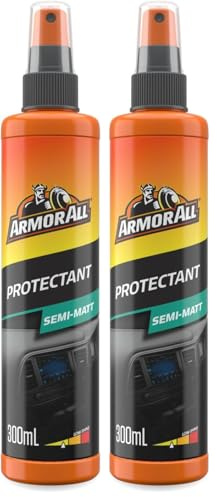 Armor All, Semi-Matt Finish Protectant 300 ml, Cleans and Polishes Dashboard and Trims, Protects your Car Interior and Restores Surfaces, Ideal for Car Detailing, Made in the UK (Pack of 2)