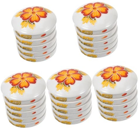Lurrose 5 Sets Tiered Tray Stand Pastels Tuff Tray Watercolor Porcelain Palette Empty Watercolor Painting Dish Bowls White Plate Multi-functional Pigment Trays Cups Table Ceramics Colorful