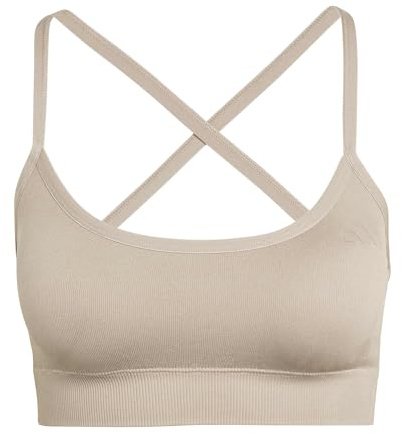 adidas Damen Workout Essentials Knit Light Support Padded Bra Sport-BH (1er Pack)