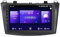 Double Din Android Car Stereo 9'' Touchscreen Multimedia For Mazda 3 Axela 2018-2023 Car Radio with Bluetooth And Navigation And Backup Camera Steering Wheel Control