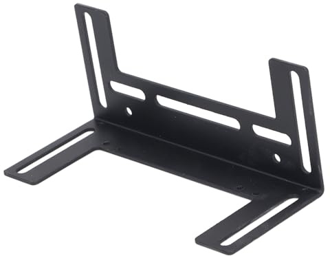 Computer Fan Holder, 80mm Chassis Mount Bracket, Thickened Stainless Steel, for 8cm 9cm 12cm Fans, Multiple Screw Holes, Low Noise, Black