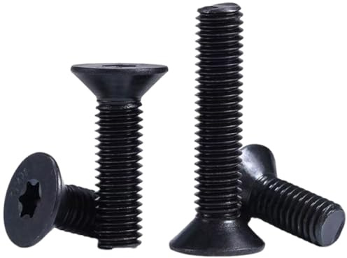 GZSYWZ 5 Piezas Tornillos Mecánico de Cabeza Avellanada Torx M8 x 45mm Inoxidable Tornillos para Metales Madera para Equipos de Maquinaria y Muebles para el Hogar