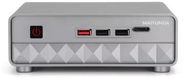 HKUXZR Firewall Appliance Mini PC, Intel N305 M1 Mini Plus NAS Host Soft Router.8 core e 8 thread, 4 x Intel i226-V 2.5G, 1 x DDR5 4800 MHz max 32 GB, supporta fino a 5 x M.2 Nvme (senza RAM NO SSD)