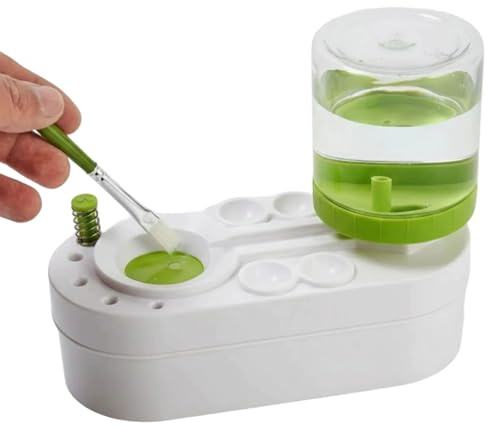 Paint Brush Cleaner, Professional Brush Cleaning Pot for Artists, Efficient Paintbrush Rinser for Acrylic and Watercolour Brushes, Durable Paintbrush Cleaner Pot for Studio and Home Use