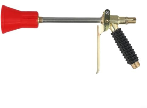 Rotary Atomizing Copper Sprayer Head High Pressure Garden Irrigation Nozzle for Insecticides Fertilisers Watering Lawn Grass 30cm(Long Style)