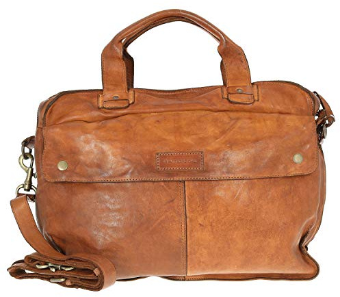 HAROLD'S Saddle Aktentasche Leder 41 cm Laptopfach