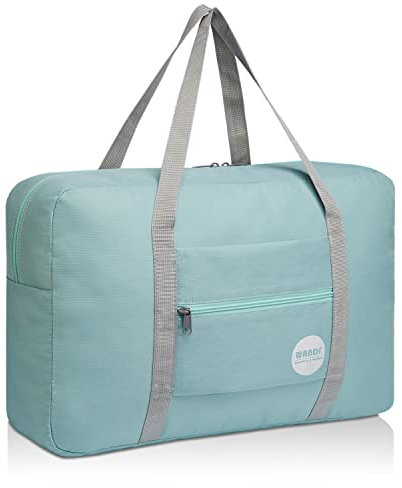 Cabin Bag 45x36x20 for Easyjet Airlines Underseat Travel Bag Holdall Bag Carry on Hand Luggage Weekend Bag for Women and Men (Mint Green 25L)